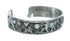 Native American Navajo Sterling Silver Horse Cuff Bracelet JX130602